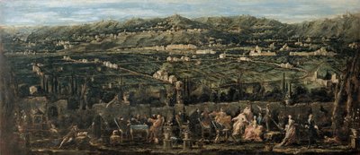 Garden Party in Albaro by Alessandro Magnasco